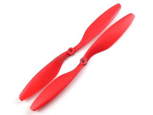 1045-Red - 1 Pair Red 10x4.5" EPP1045 Standard &  Counter Rotating Propellers